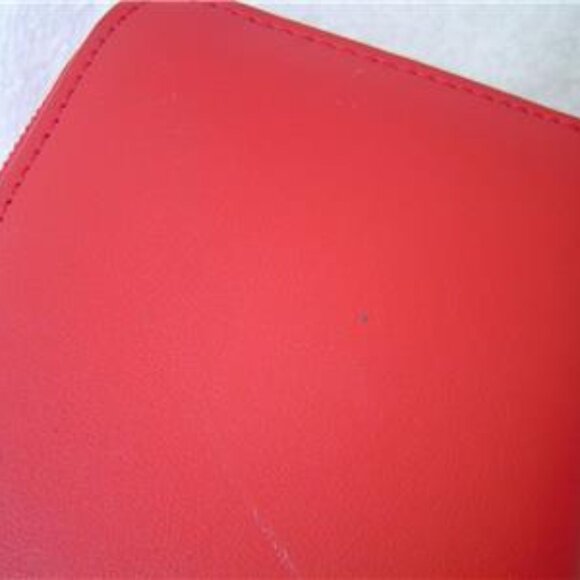 AUTHENTIC FURLA RED LEATHER MEDIUM WALLET EUC - Picture 4 of 14